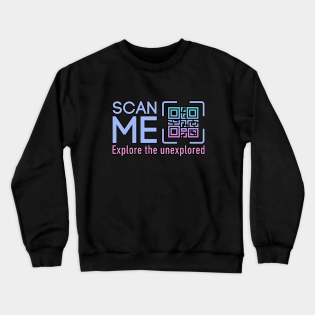 my QR to scan Crewneck Sweatshirt by Tharaka Bandara